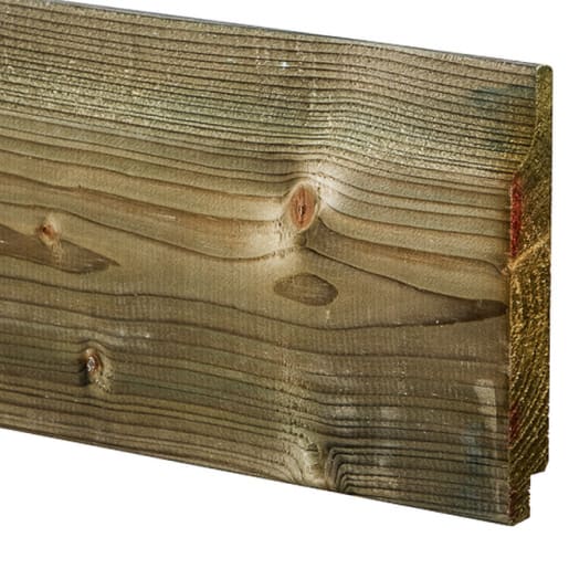 Vuren C Halfhout Rabat 22x150mm 360cm Netto 18x145mm Geïmpregneerd FSC Mix Credit