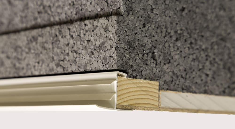 Unidek Afdekprofiel Luchtdicht 400cm Kunststof