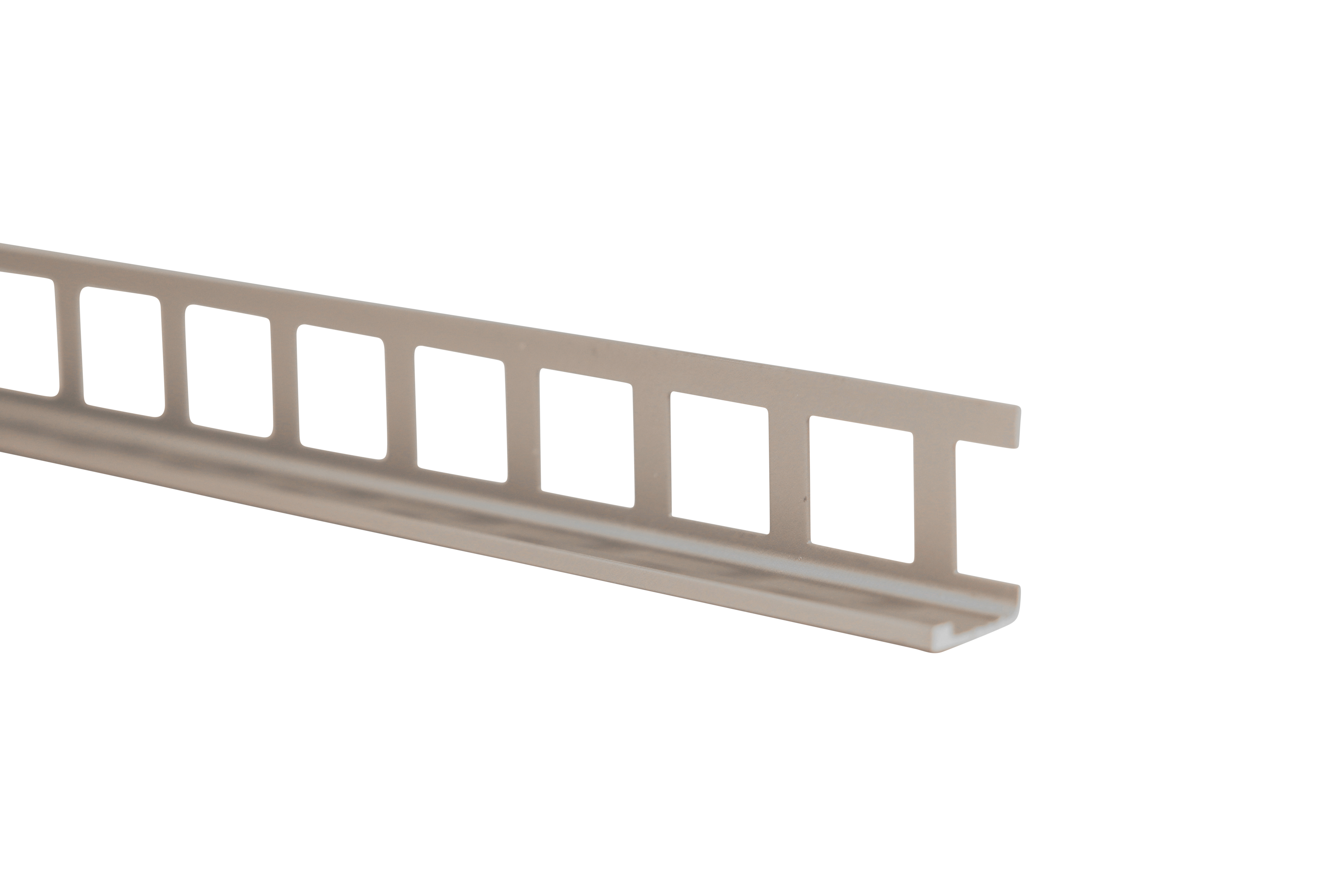 ProOne Tegelprofiel Haaks 12.5mm 300cm Aluminium Titaan