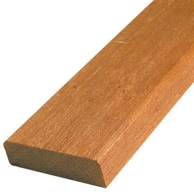 Hardhout Koplat 16x45mm 275cm Recht