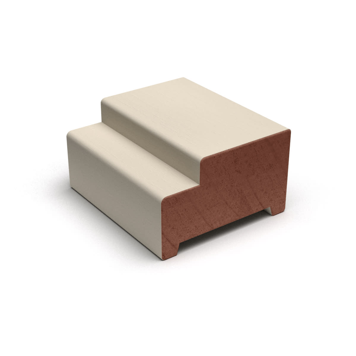 Hardhout Montagekozijn Opdek 56x115mm Hoogte 231,5cm Biko Wit Gegrond FSC Mix 70%