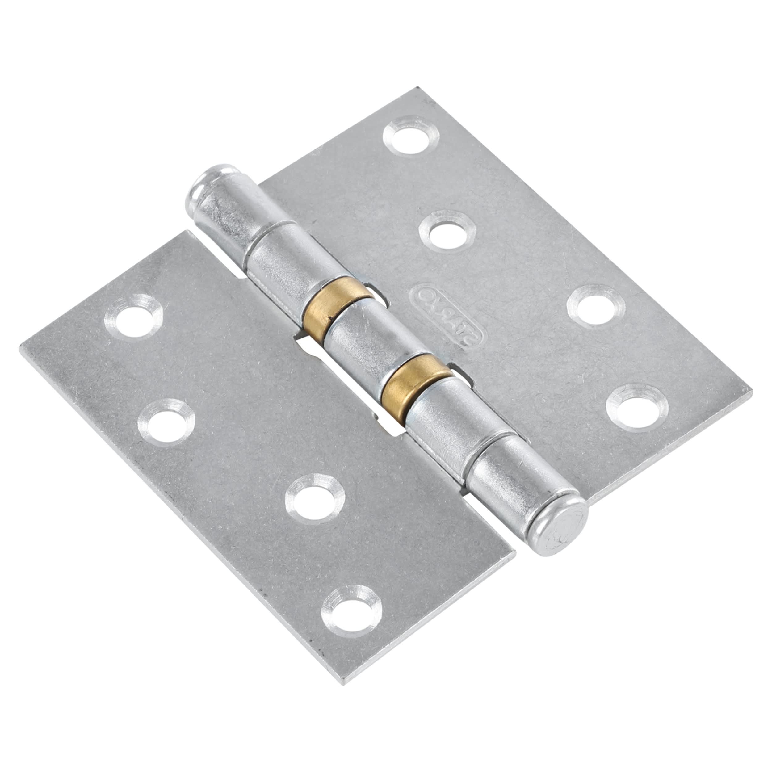 Product afbeelding voor Starx Kogelscharnier Rechte Hoeken 90x90mm Verzinkt 3st