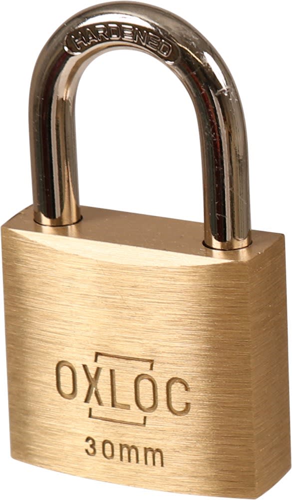 Oxloc Hangslot Verschillend Sluitend 30mm Staal Met 2 Sleutels