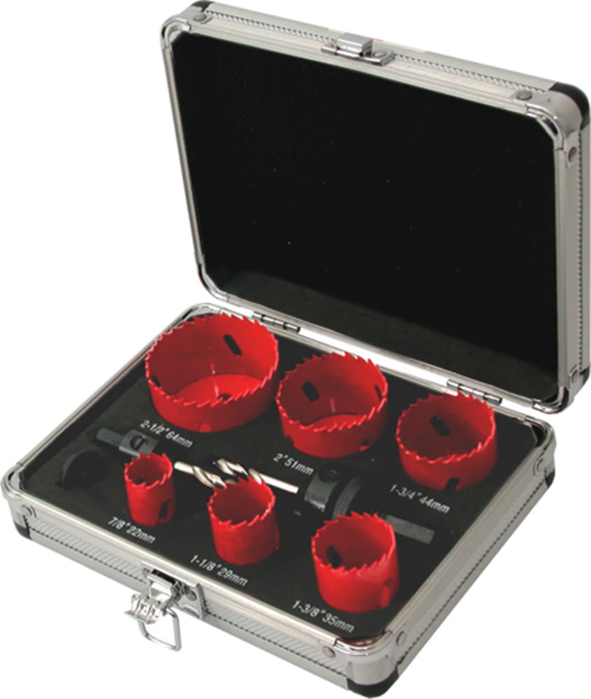 Kelfort Gatzaagset Elektriciën Bi-Metaal 9-delig In Koffer