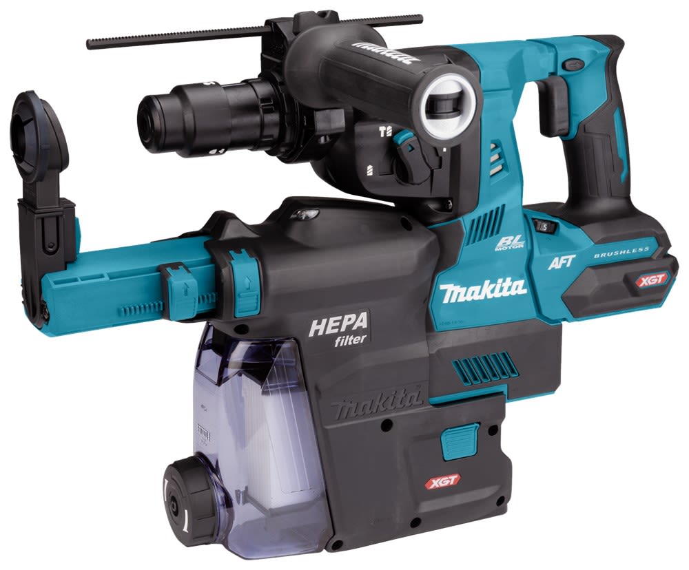 Makita Accu Combihamer HR002GZ05 40V Max Zonder Accu En Lader Met Afzuiging En AWS Zender