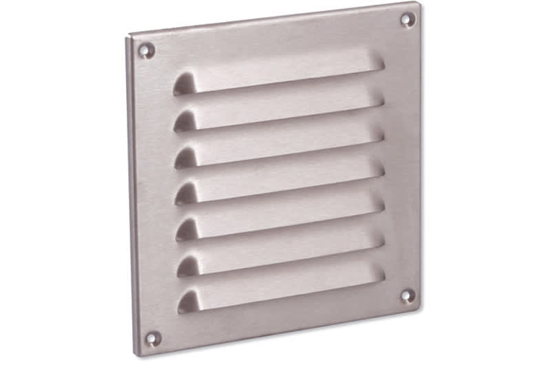 Schoepenrooster 160x160mm RVS