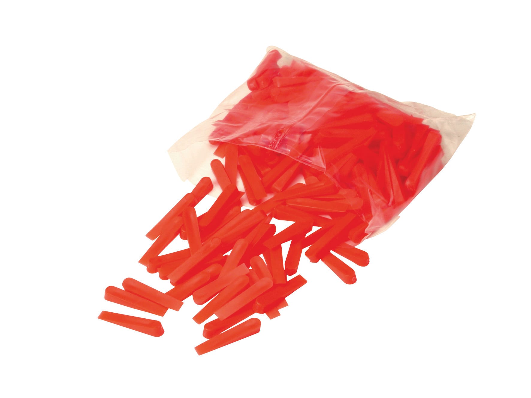 Super Prof Tegelkeg Kunststof Rood 200st