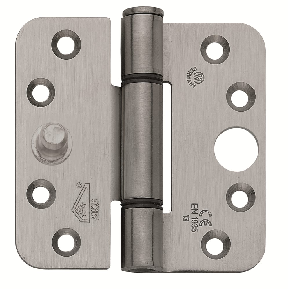 BSW Veiligheidsglijlagerscharnier RD 818 STD 89x89x3mm Afgerond