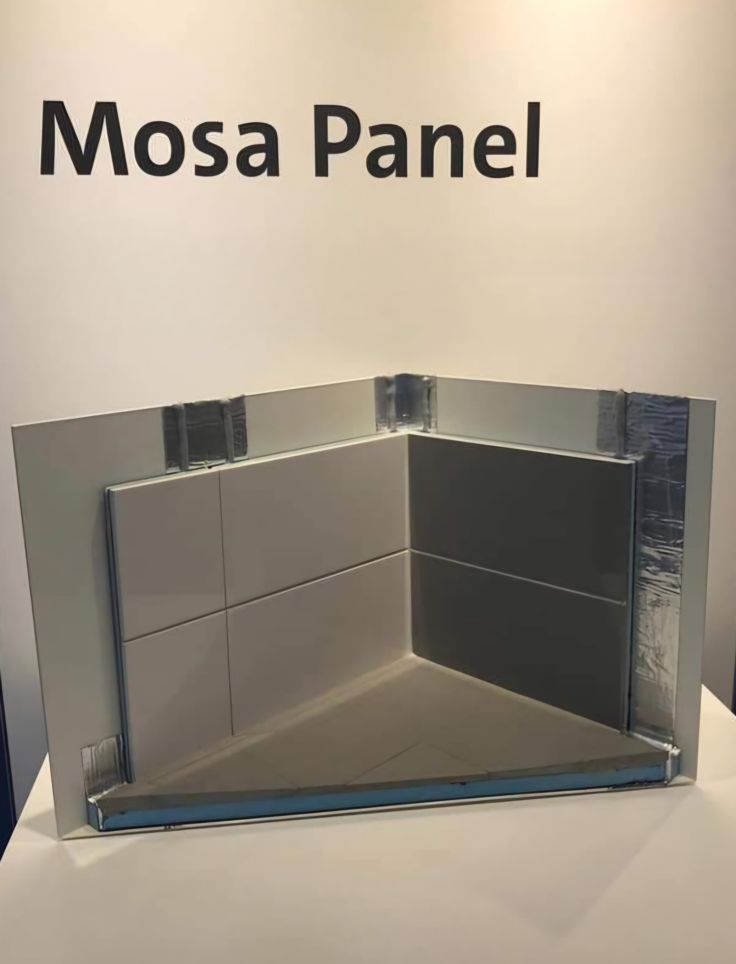 Mosapanel Wandpaneel 60x125cm 0490L Wit 18,4mm Modulair Glanzend 20x25cm Staand Ongevoegd (SH) PAI0490LAAG2