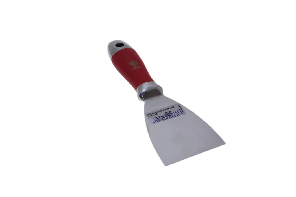 Nela Plamuurmes Edelstahl 76mm RVS Softgreep