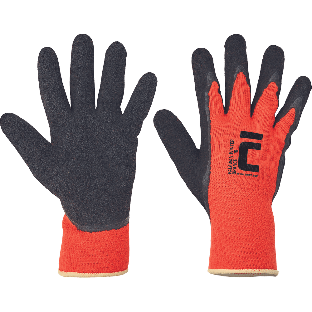 Cerva Veiligheidshandschoen Palawan Winter Maat 9 Oranje 1 Paar