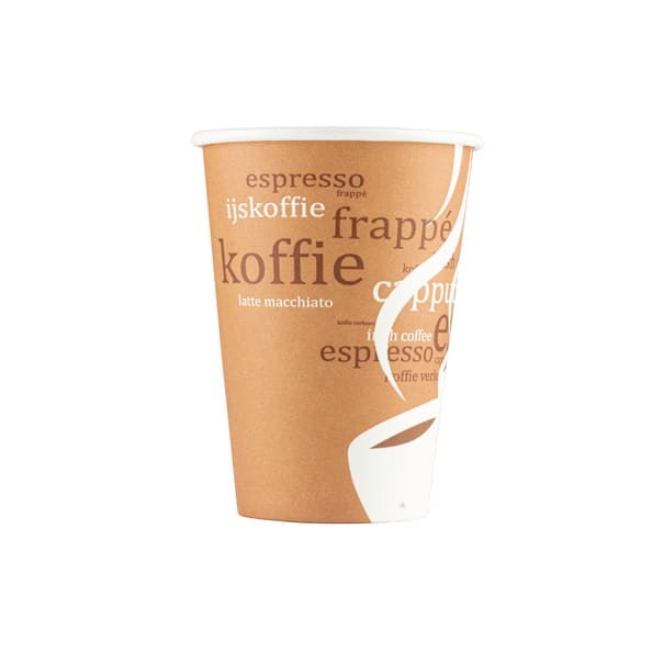 Koffiebeker Met Koffiemotief 180cc 100st