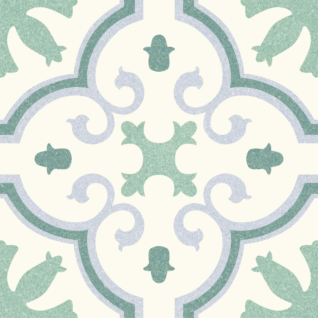 Product afbeelding voor Decortegel Riviera Monte Carlo Green 25x25cm 10mm Mat R9