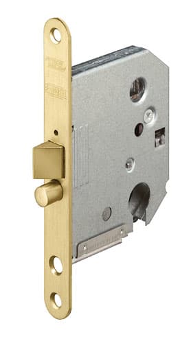 Lips Dag- en Nachtslot 2135 55mm Ronde Hoeken Messing