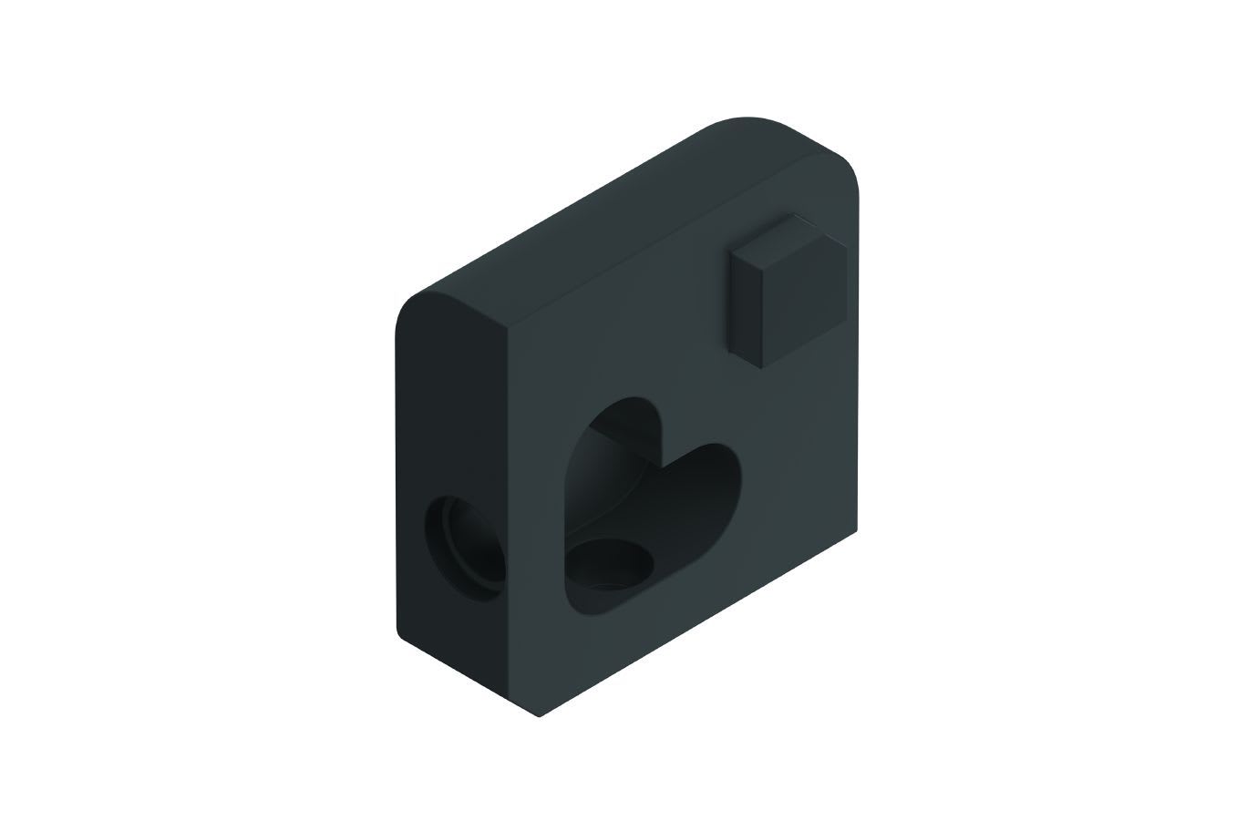 Schlüter JOLLY-AC Uitwendige Hoek Decoratief Wandafsluitprofiel 10mm Alu Met Kleurcoating Grafietzwart Mat EV/J100MGS