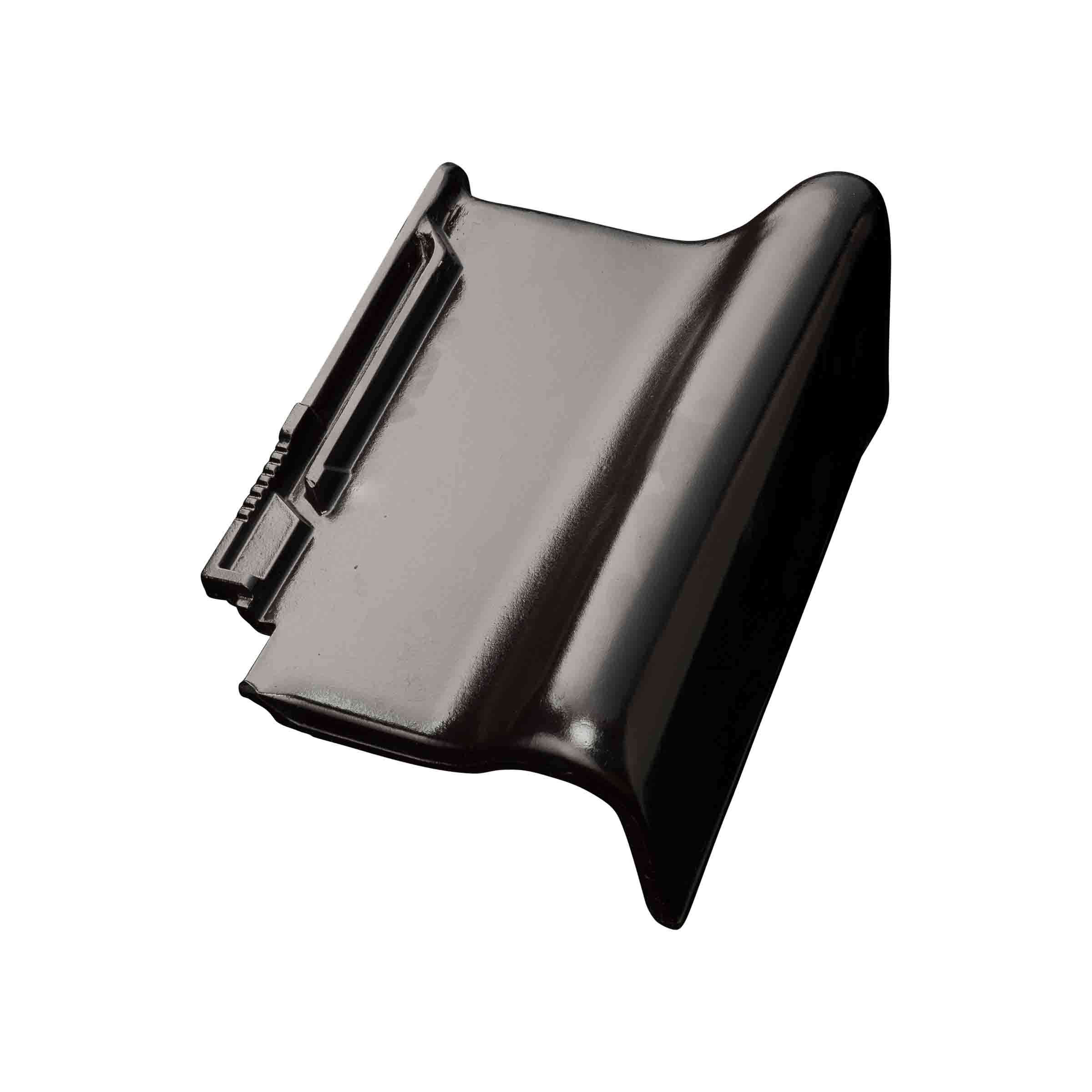 Wienerberger Alegra 12 Gevelchaperonpan Rechts 70 Graden Zwart Edelengobe 745