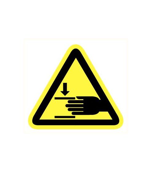 Bord Pletgevaar Hand 200mm Polypropyleen