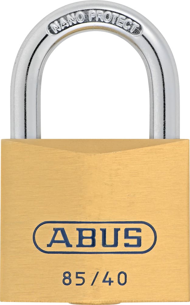 Abus Hangslot 85/40 40mm Messing Gelijksluitend