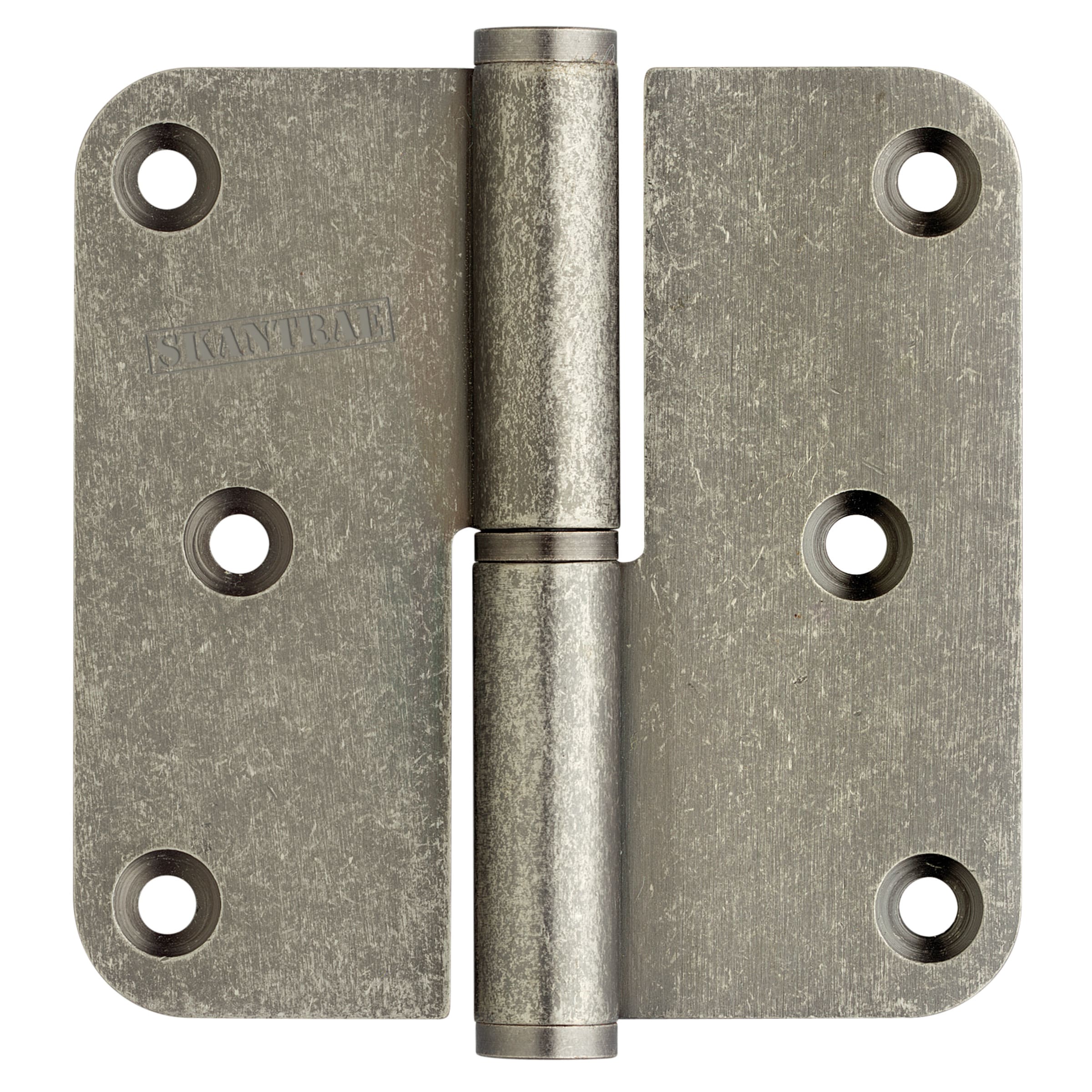 Skantrae Paumelle Scharnier Rechts 76x76mm Old Silver