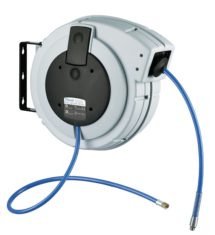Mavel Wandluchthaspel Roll Major Plus 10mm 15m Grijs
