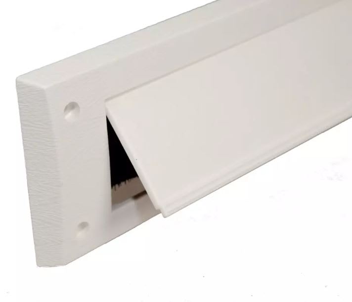 Ellen Brievenbus Tochtafsluiter Kunststof Met Klep Wit