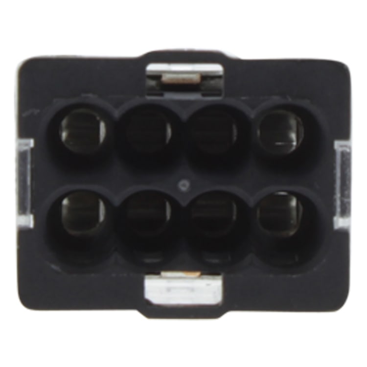 Product afbeelding voor Wago Lasklem 8-polig Transparant/Grijs 25st