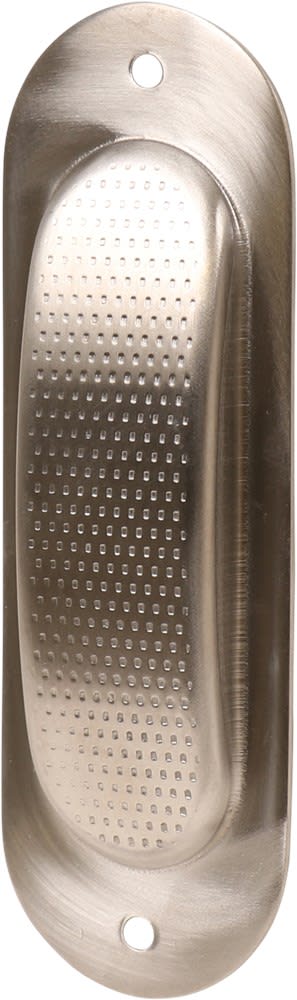 Oxloc Schuifdeurkom Ovaal 120,5x40mm RVS Mat