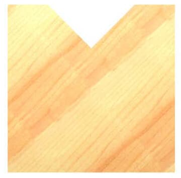 Product afbeelding voor Trasco V-Groeffrees Hardmetaal 14mm Aansluiting 8mm