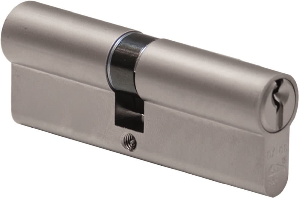 Oxloc Profielcilinder O5 Dubbel 40/45mm Staal Vernikkeld Mat SKG2 Gelijksluitend 3st