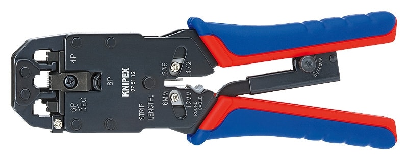 Knipex Krimptang Voor Westernstekker 6-8polig