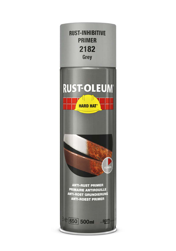 Product afbeelding voor Rust-Oleum Primer Hard Hat 2182 500ml Grijs Roestwerend
