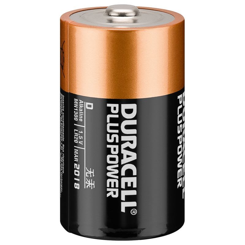 Product afbeelding voor Duracell Batterij Plus Power Alkaline 1.5V D LR20 2st