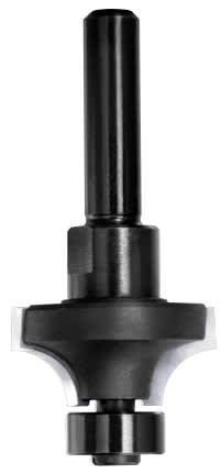 Trasco Afrondfrees Hardmetaal Radius 8mm Met Kogellager 14mm Aansluiting 8mm