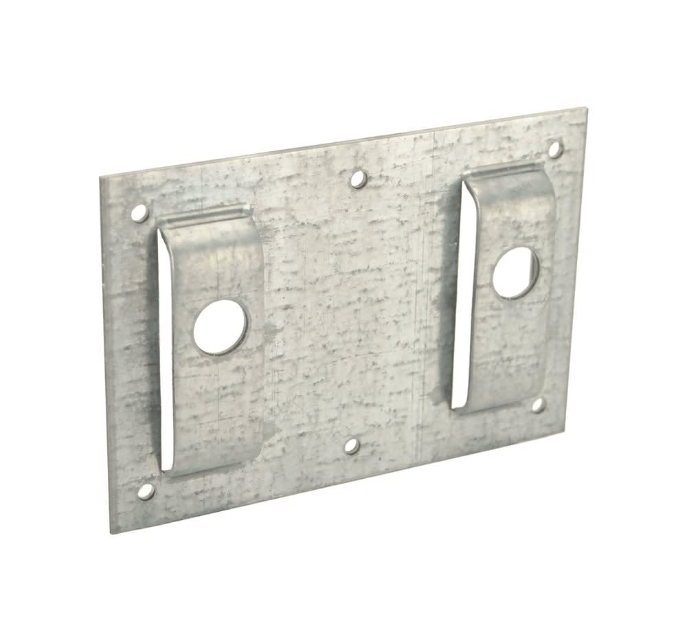 GB Achterplaat Boerenklinkstel Zink Magnesium 70424