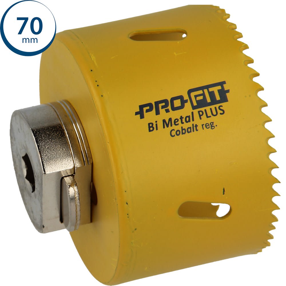 ProFit Gatzaag BiMetal PLUS 70mm Met Adapter En Euro-Hanger