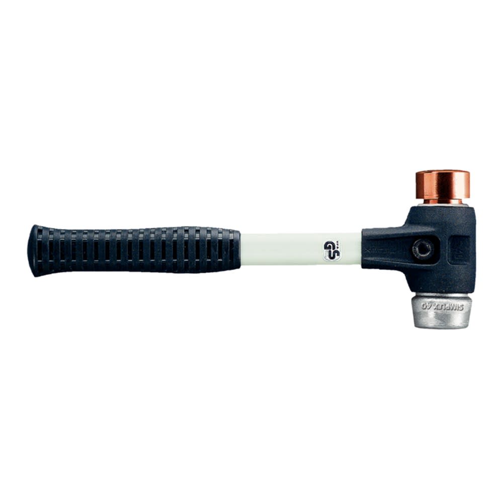 Halder Combinatiehamer Simplex 40mm Koper/Metaal