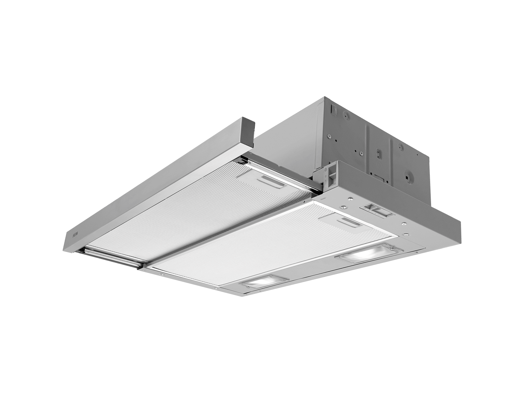 Product afbeelding voor ETNA Vlakschermkap AV361RVS 60cm RVS Met Motor