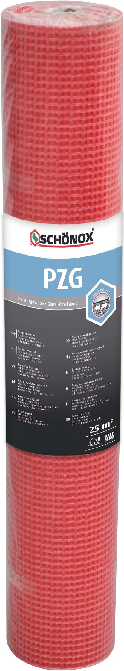 Schönox PZG Pantserweefsel 25x1m