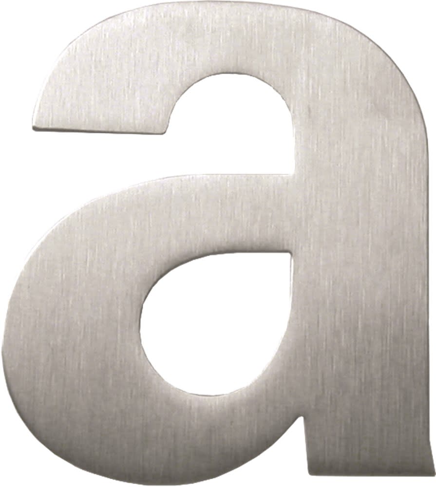 Oxloc Huisletter A 70x93mm RVS