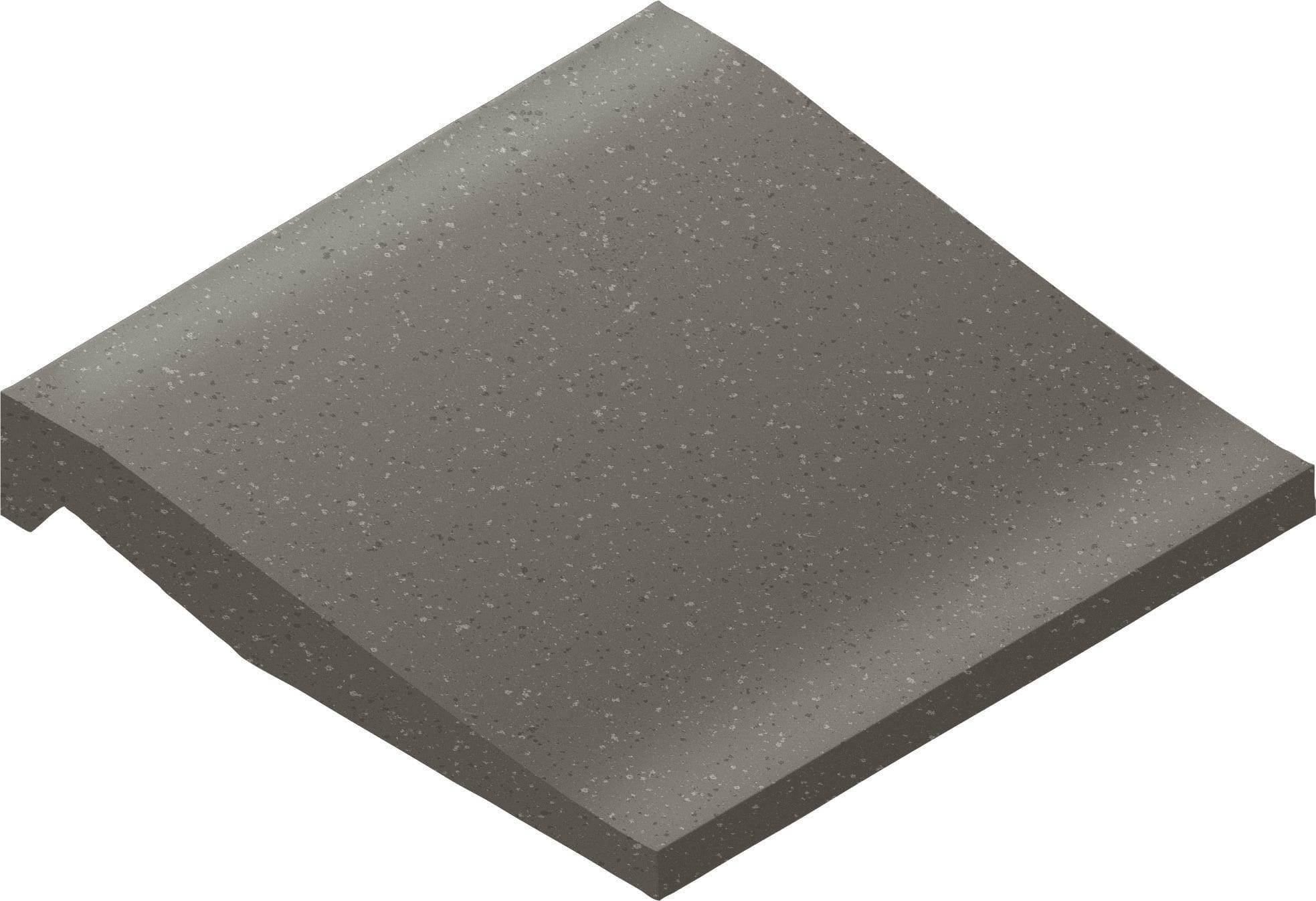 Villeroy & Boch Douchebakplint Pro Architectura 3.0 Solid Grey 10x10cm Mat R10 2607C4900010