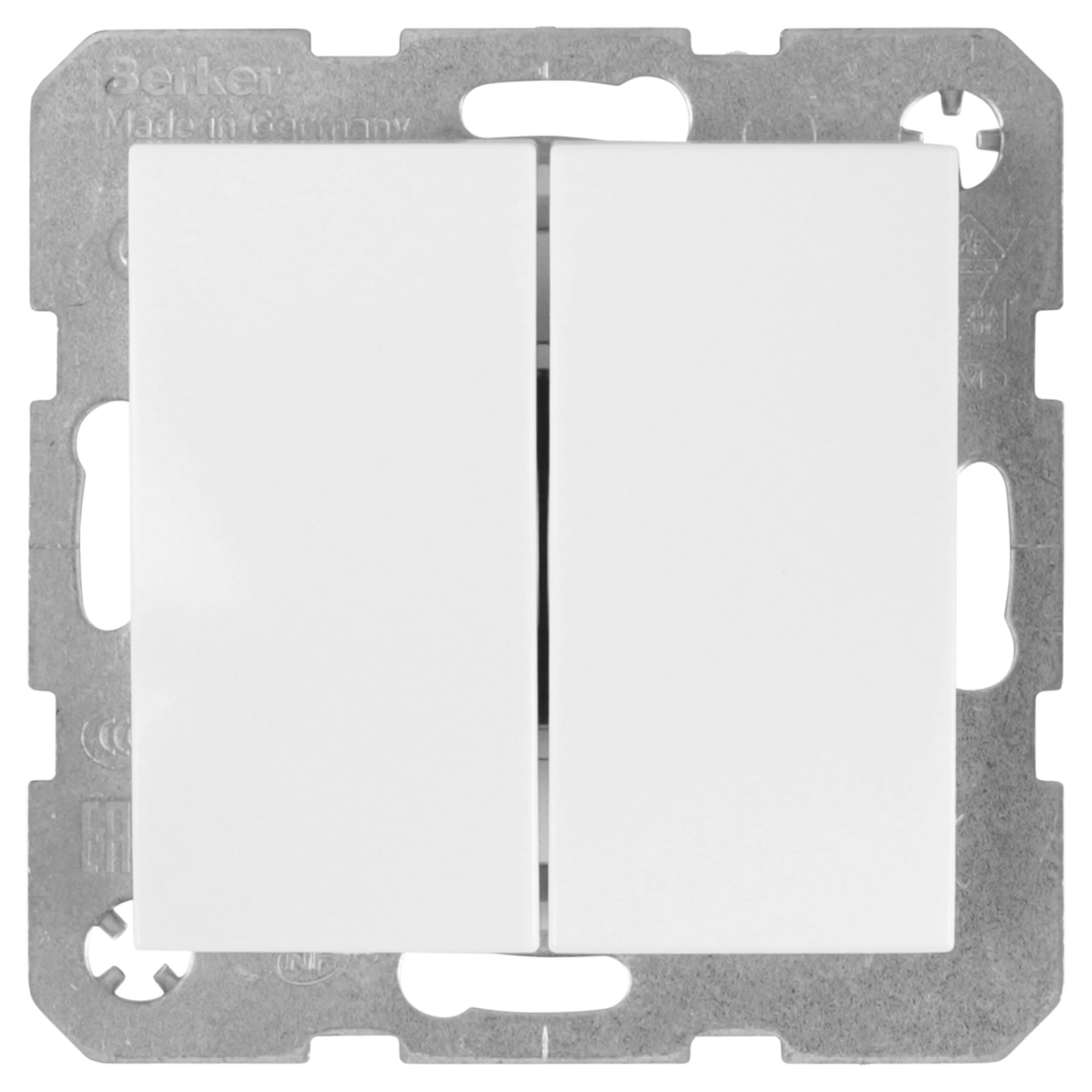 Product afbeelding voor Berker S1 Serieschakelaar Inbouw Polarwit