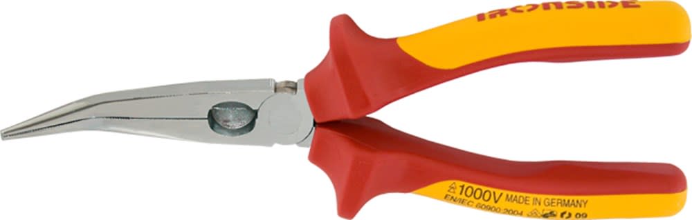 Ironside Telefoontang Gebogen 200mm VDE Met 2-Componentengreep