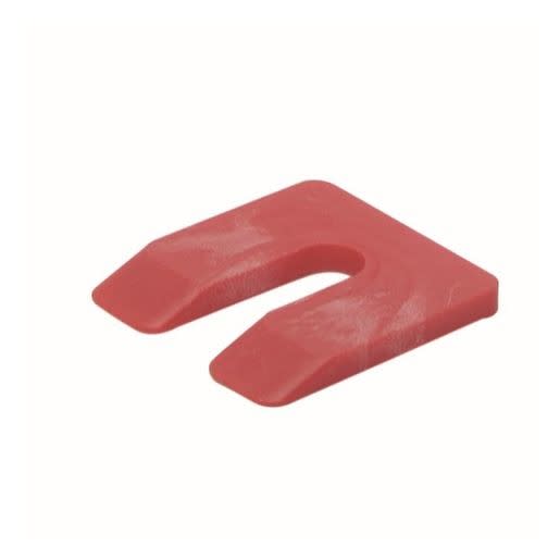 GB Uitvulplaat Met Sleuf 5mm Kunststof Rood 144st 34605