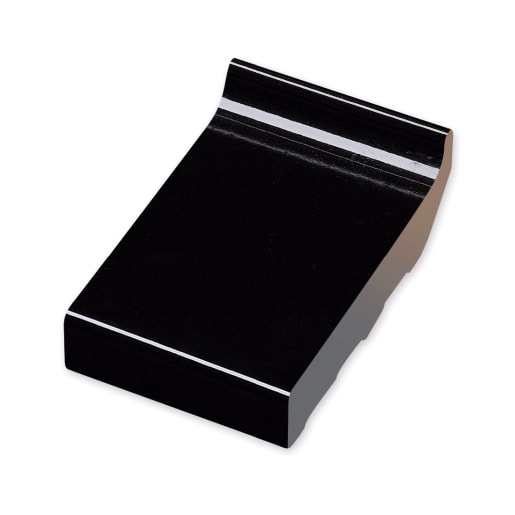 Kloosterwaard Raamdorpel 16cm Zwart Hoogglans 20mm Kering