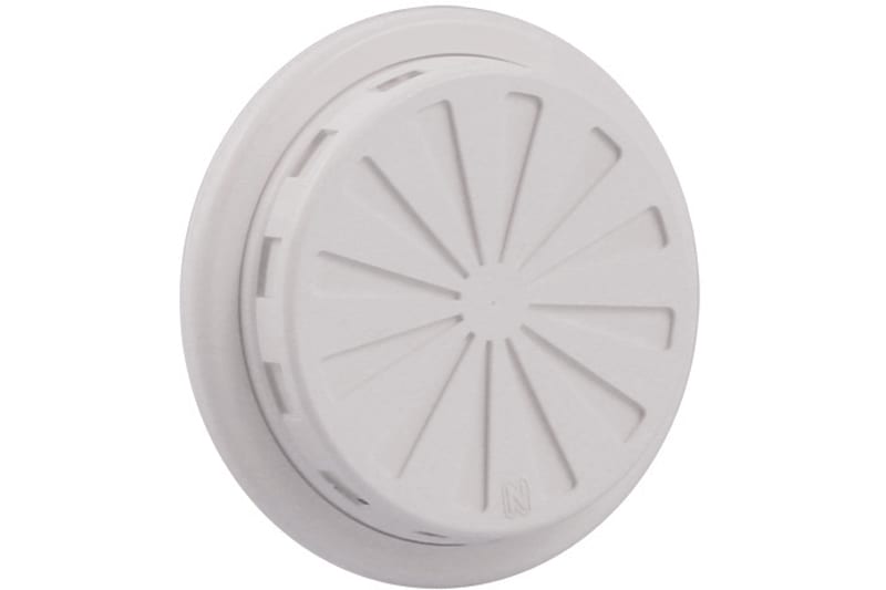 Ventilatierooster Verstelbaar 100-150mm Kunststof Wit