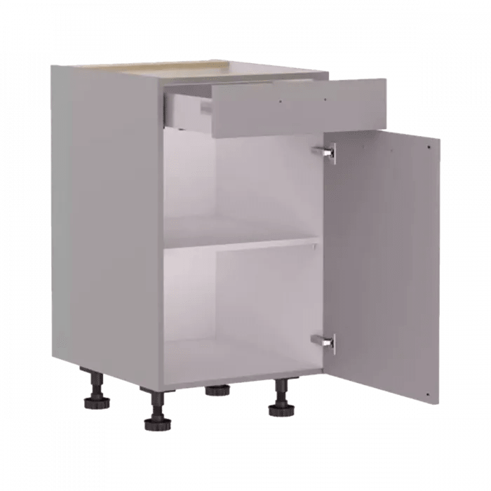 Bruynzeel Atlas Onderkast WI12 Wit 50cm Rechtsdraaiend 1 Antaro-Lade Gedempt 1 Plank FSC Mix Credit