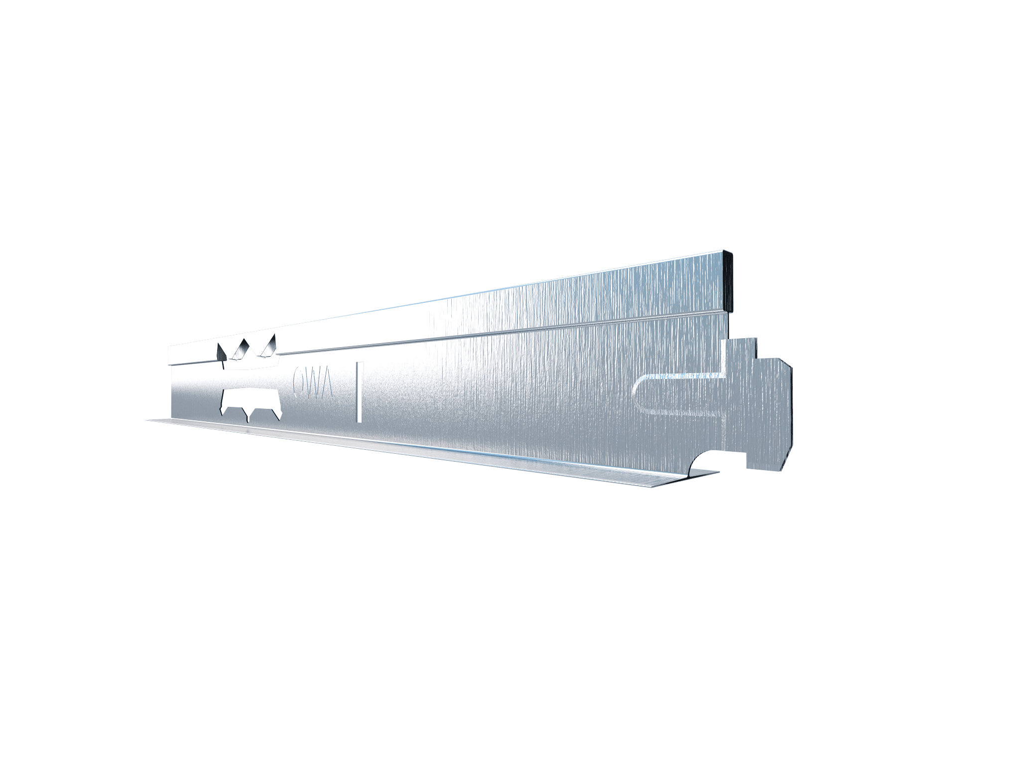 OWAconstruct Tussenprofiel 1200x24x32mm N100A Wit 50st Per Doos