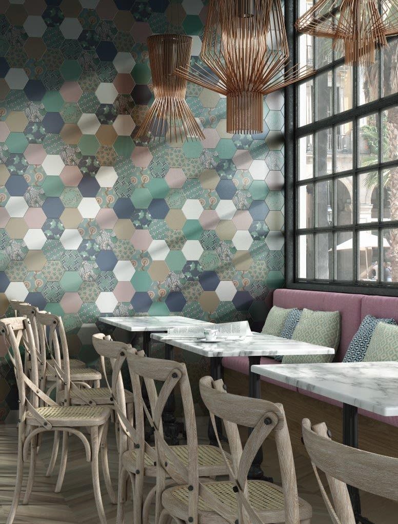 Product afbeelding voor Decortegel Good Vibes Mix Deco 14x16cm 9mm Mat R10