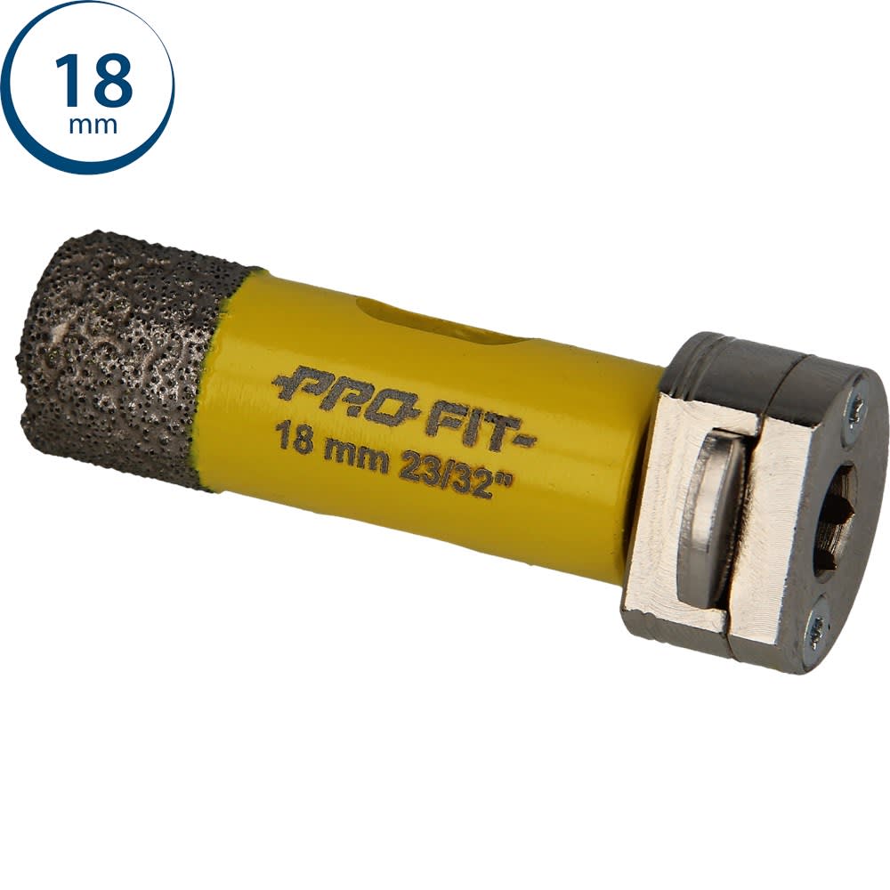 ProFit Gatzaag Diamond Dry 18mm Met Adapter Click&Drill