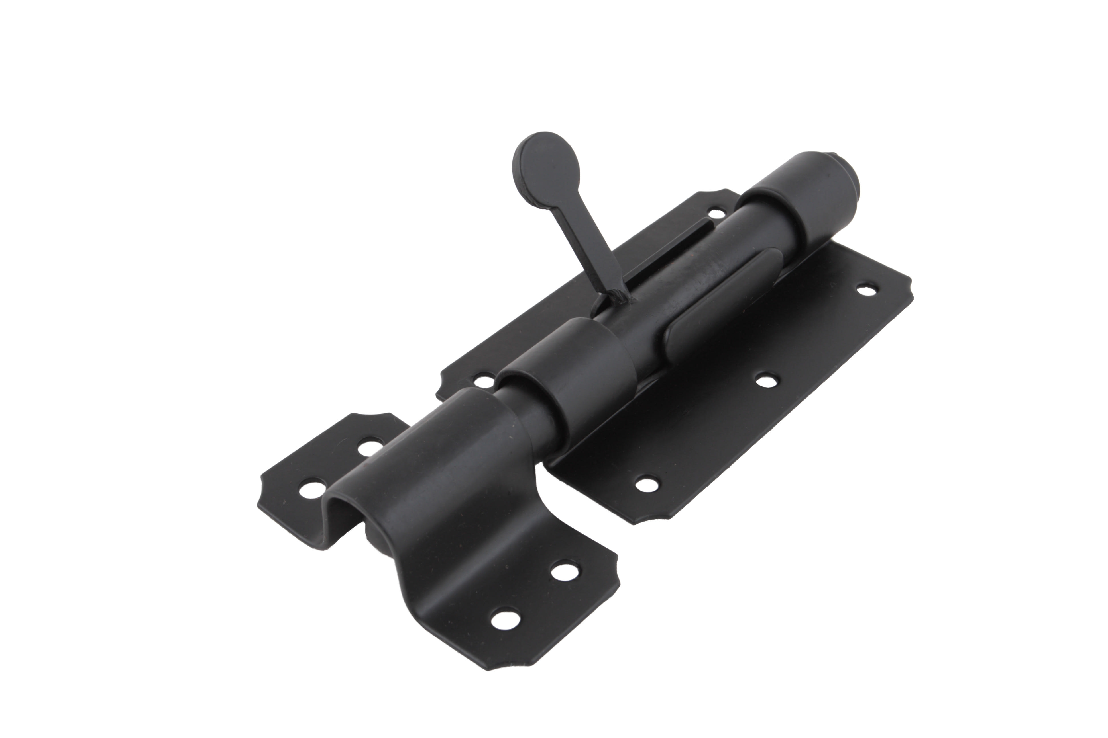 Plaatgrendel 16mm 100x80mm Zwart